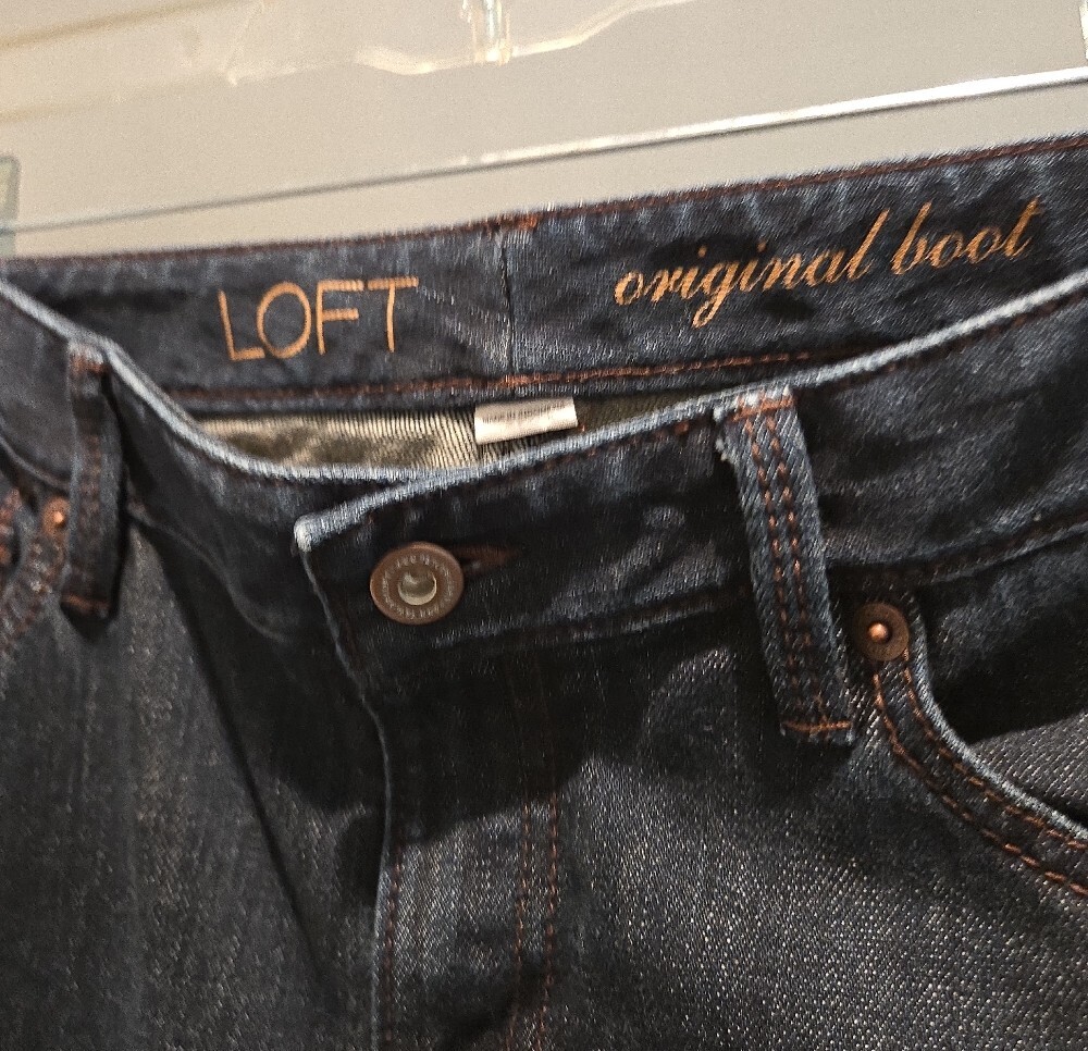 LOFT Dark Wash Tall Jeans - Picture 7 of 10